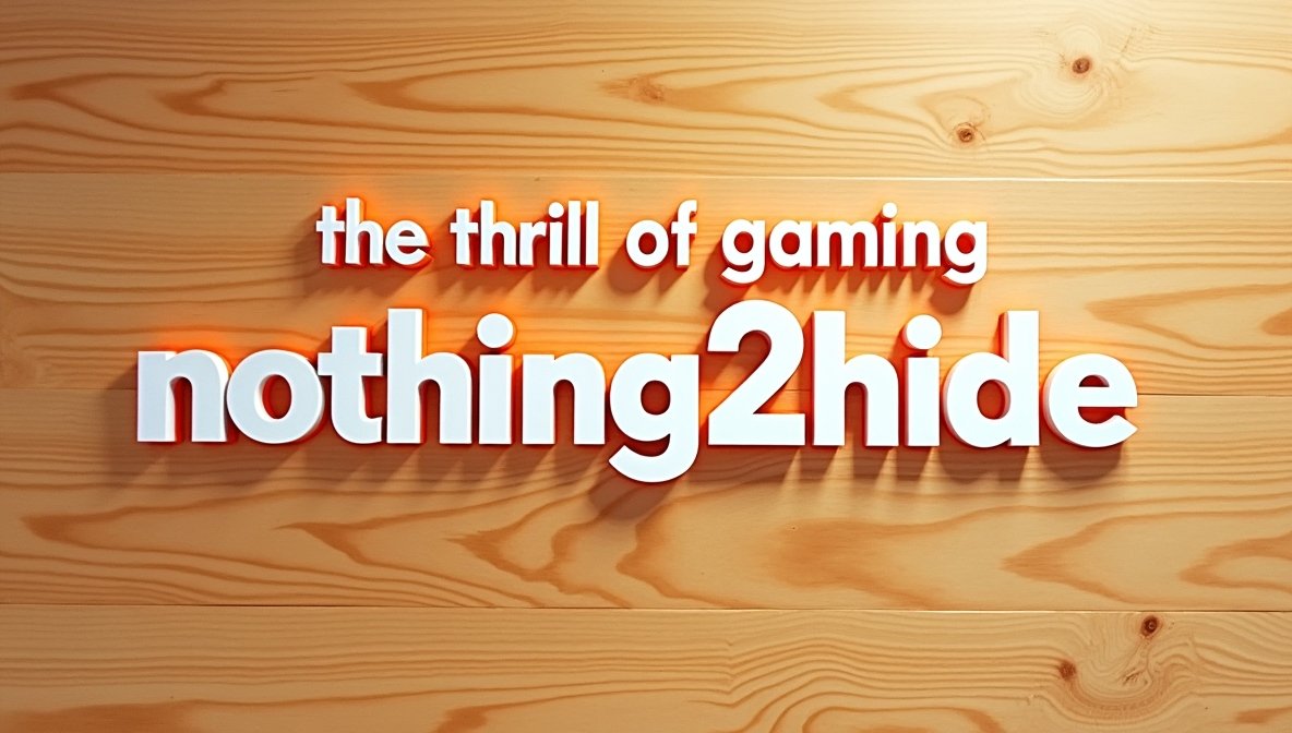 The Thrill of Gaming Nothing2Hide: Exploring Modern Gaming Experiences